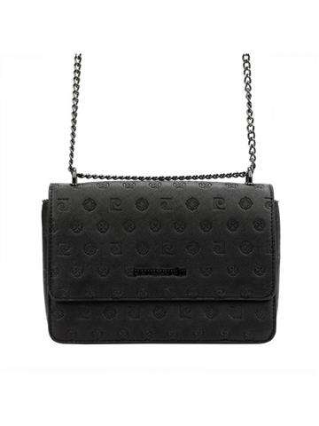 Czarna Eko-Kožená Crossbody Wieczorowa Pierre Cardin 86251 MS143