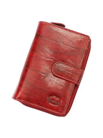 Dámská červená kožená peněženka EL FORREST 813-58 RFID s ochranou proti skenování