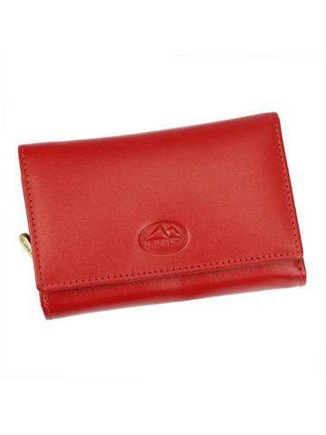 Dámská kožená peněženka EL FORREST 938-47 RFID červená s funkcí ochrany RFID