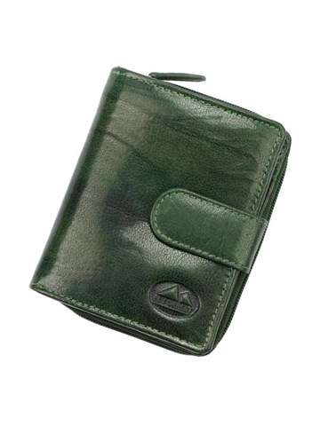 Dámská kožená peněženka El Forrest 820-18 RFID zelená s funkcí ochrany RFID