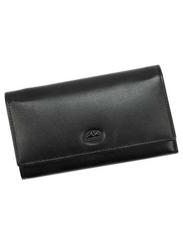 Dámská kožená peněženka El Forrest 919-67 RFID černá s ochranou proti skenování