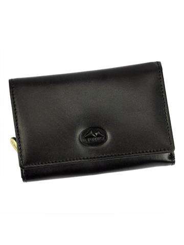 Dámská kožená peněženka El Forrest 938-67 RFID černá s funkcí ochrany před skenováním