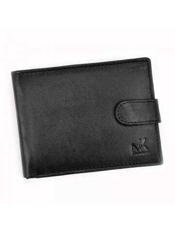 Money Kepper Pánská kožená peněženka CC 5602B Black Horizontal Medium