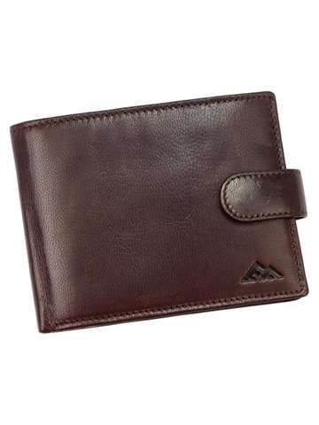 Pánská kožená peněženka EL FORREST 545-28 RFID hnědá s ochranou proti skenování
