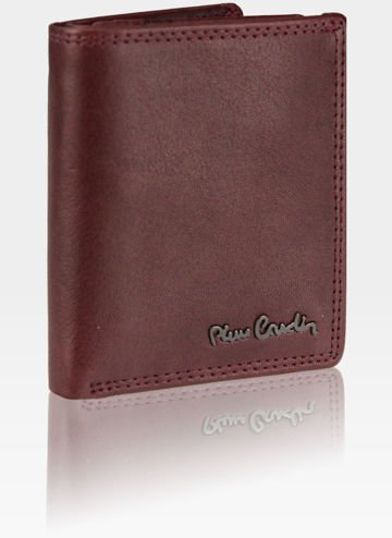 Pánská kožená peněženka Pierre Cardin Pouzdro na karty EKO06 314 Maroon
