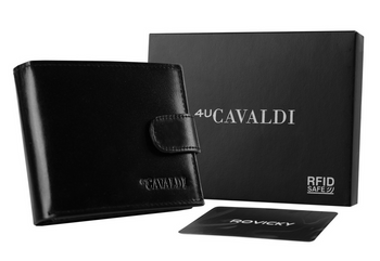 Pánská kožená peněženka se zapínáním - 4U Cavaldi