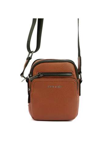 Pierre Cardin IZA304 52706/527066 malá ekologická kůže hnědá crossbody taška