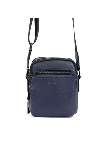 Pierre Cardin IZA304 52706 Modrá Ekologická Kůže Crossbody Sáček