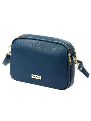 Dámská kožená kabelka MiaMore 01-068 DOLLARO Sea Letterman Shoulder Bag