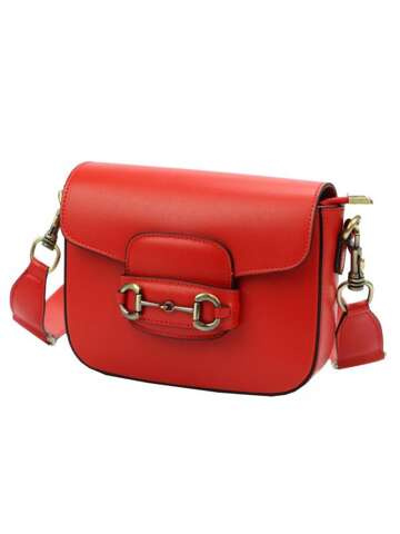 Dámská kožená kabelka Luka 20-095 Red Letterbox Small Crossbody