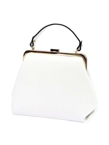 Luka Dámská kožená kabelka 24-024 DOLLARO White Crossbody Bag