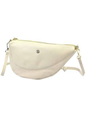 Dámska kožená kabelka Gregorio 1735 DOLLARO Beige Shoulder Crossbody