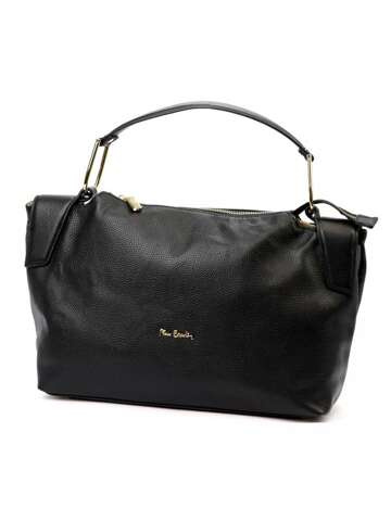 Dámská kožená kabelka A4 Pierre Cardin 55091 FRZ DOLLARO Black Shopper