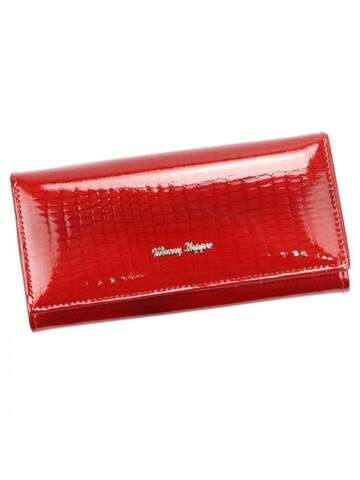 Money Kepper Dámská kožená peněženka 6019 Elegant Red Horizontal Medium