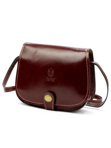 Florence Dámska kožená kabelka ART. 882 Chestnut Crossbody kabelka