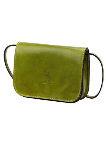 Dámská kožená kabelka Florence 45 Olive Crossbody Peněženka