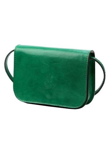 Kožená kabelka Florence 45 Zelená crossbody kabelka